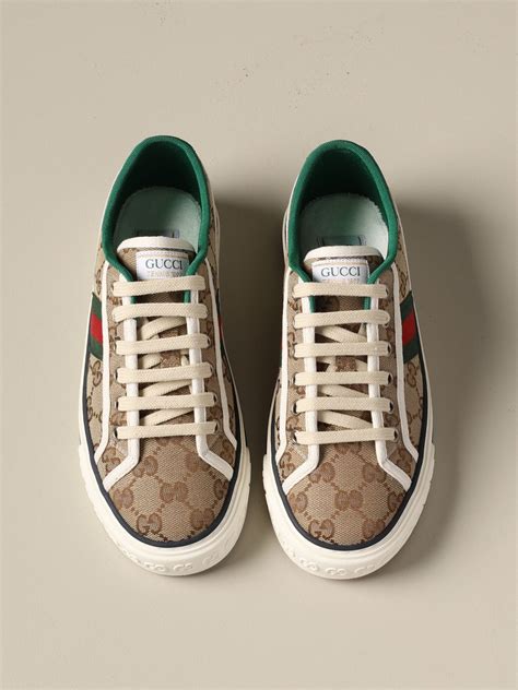 vintage 80's gucci sneakers|Gucci 1977 women sneakers.